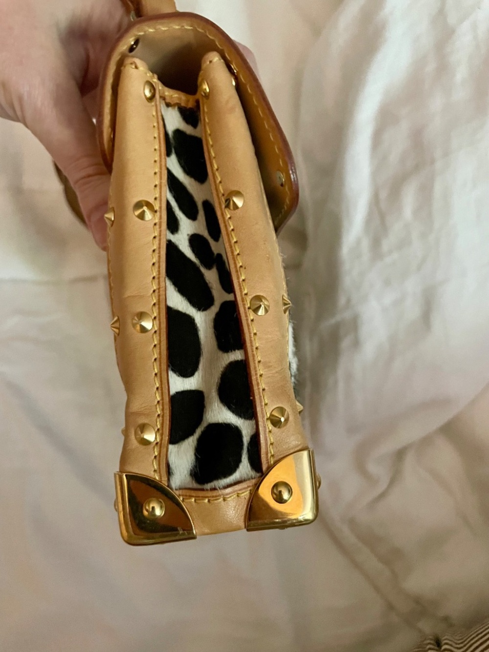 Louis Vuitton x Takashi Murakami Multicolor Monogram Dalmatian Pochette - Picture 7 of 14